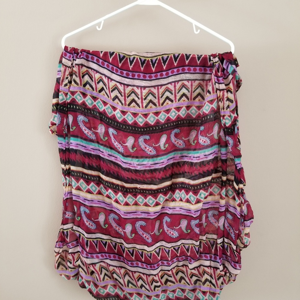 Paisley Tribal Infinity Scarf